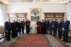 Le pape François appelle à marcher main dans la main avec l’ABU