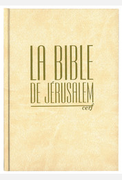 Bible de Jérusalem compacte reliée blanche tranches or