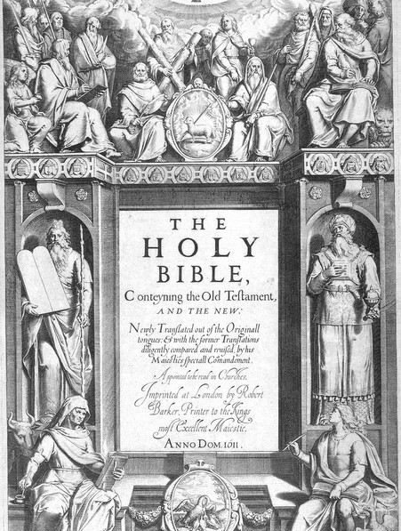 Nouvelle traduction de la Bible en anglais, grâce au Roi Jacques 1er d’Angleterre