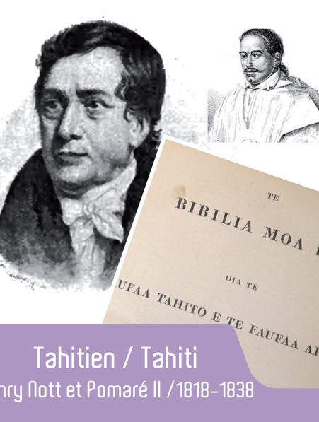 Henry Nott et Pomaré II pour la bible tahitienne